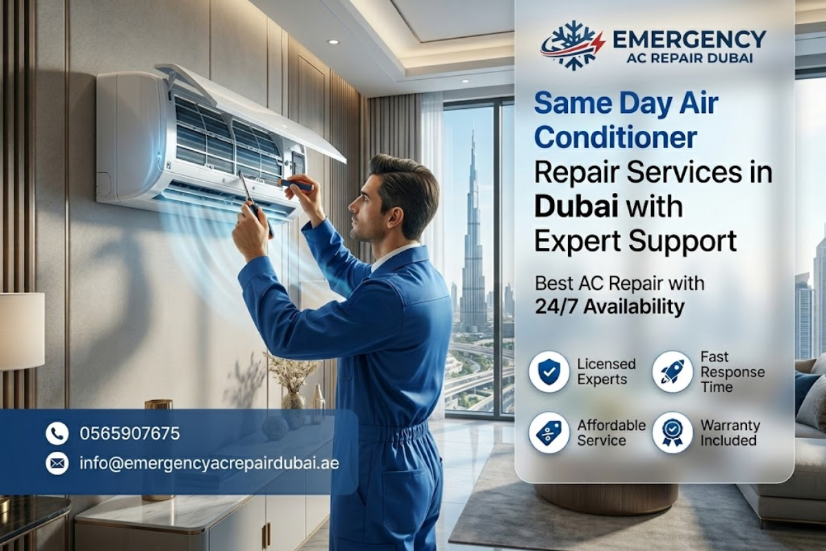 Same Day Air Conditioner Repair in Dubai with Expert Support