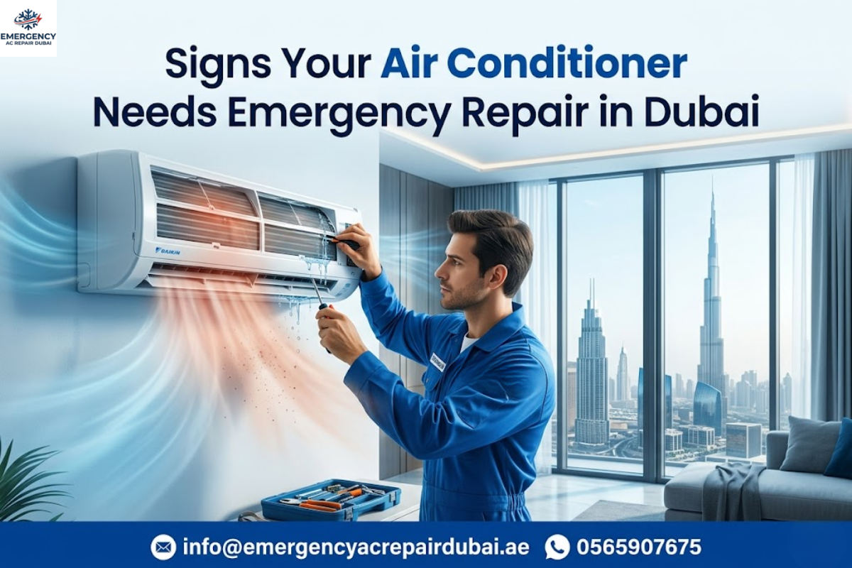 Signs Your Air Conditioner Needs Emergency Repair in Dubai